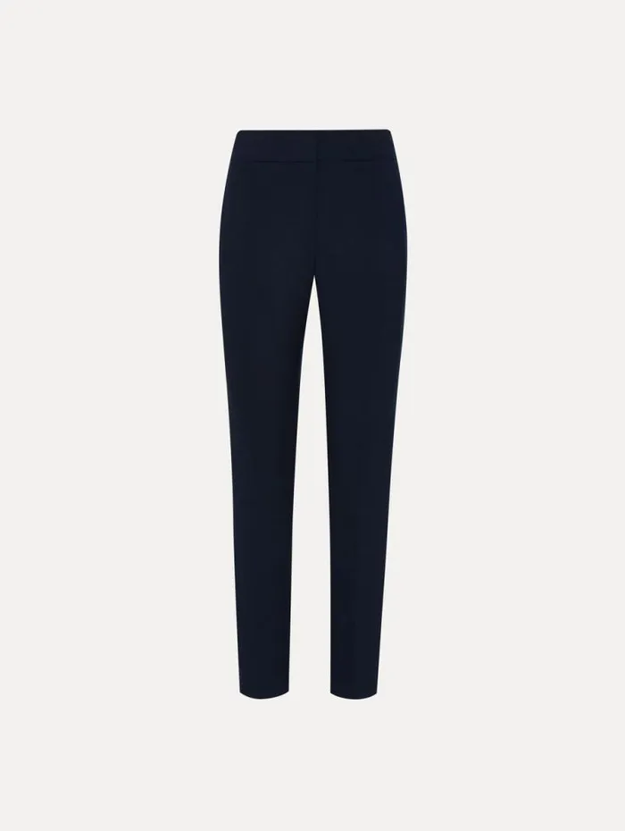 Women Oscar De La Renta Pants and Skirts ZipFront Skinny Pant Navy