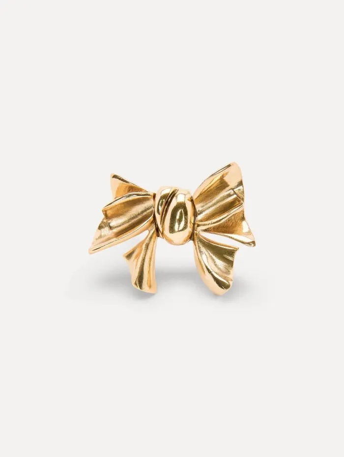 Women Oscar De La Renta Rings Bow Ring Gold