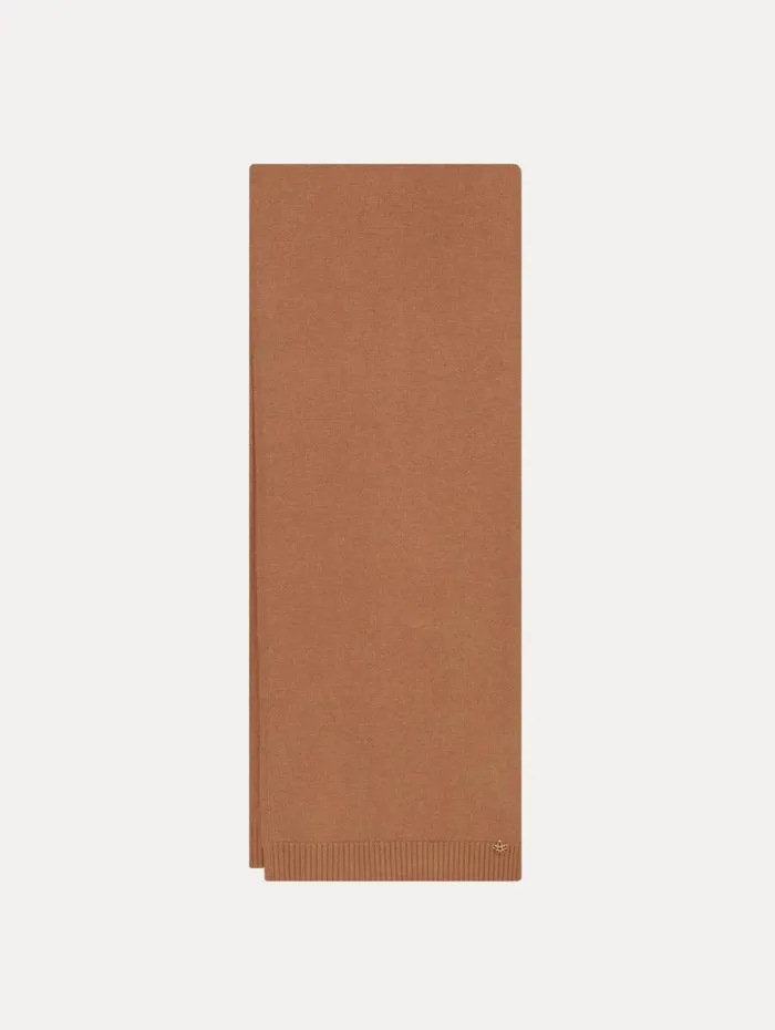 Women Oscar De La Renta Scarves O Flower Cashmere Scarf Camel