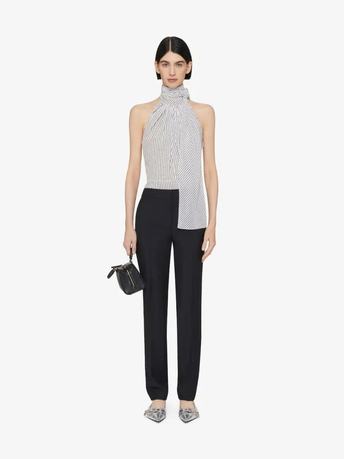Women Pants and Shorts Givenchy Slim Fit Tailored Pants In Wool And Mohair Black Women Pants and Shorts Givenchy Slim Fit Tailored Pants In Wool And Mohair Black