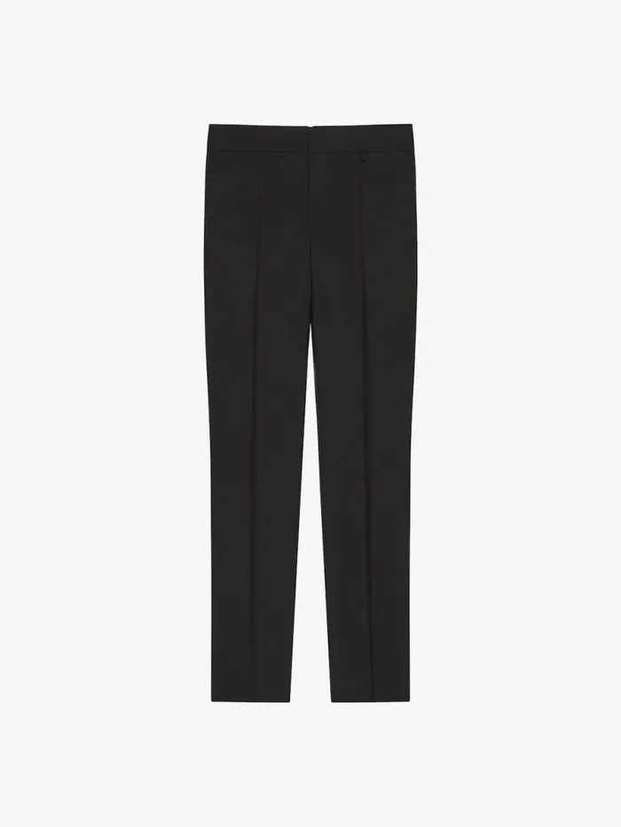 Women Pants and Shorts Givenchy Slim Fit Tailored Pants In Wool And Mohair Black