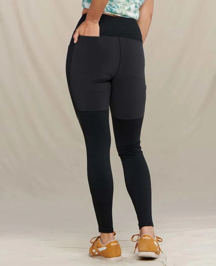 Women Pants Toad and Co Timehop Trail Tight Black