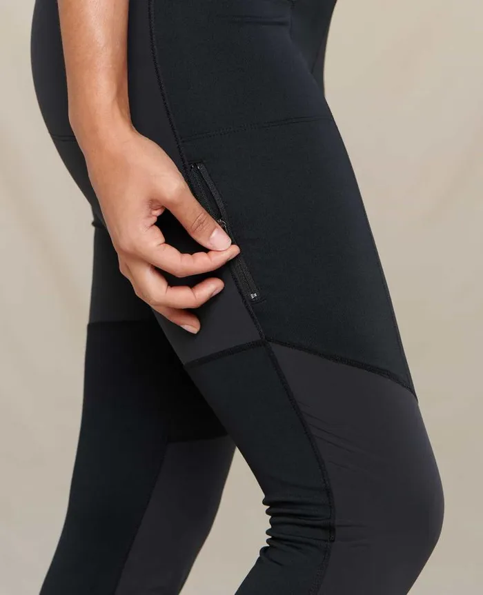 Women Pants Toad and Co Timehop Trail Tight Black