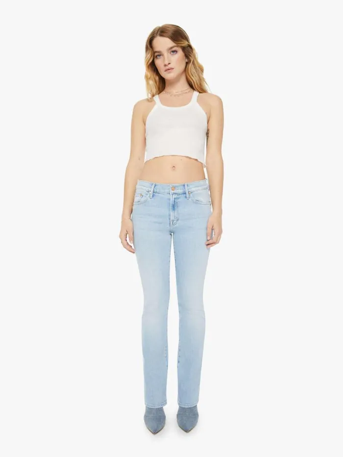 Women Petites Mother Denim Petites The Lil039 Insider Sneak Wash Lost Art