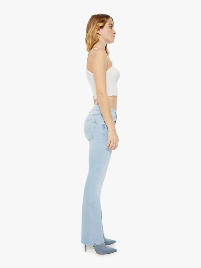 Women Petites Mother Denim Petites The Lil039 Insider Sneak Wash Lost Art