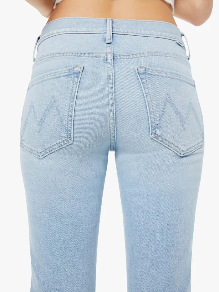 Women Petites Mother Denim Petites The Lil039 Insider Sneak Wash Lost Art