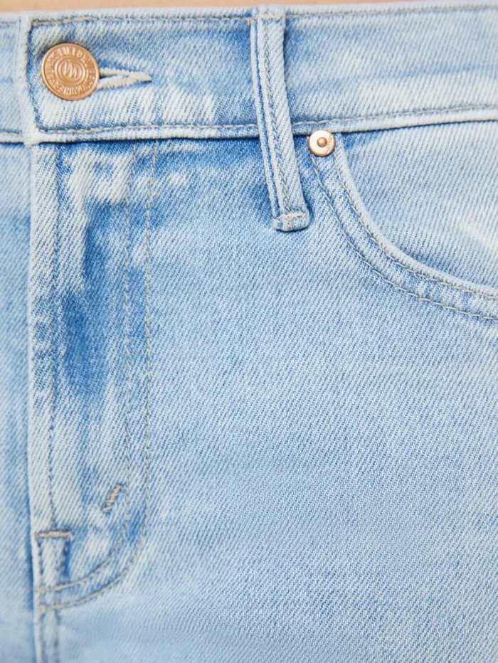 Women Petites Mother Denim Petites The Lil039 Insider Sneak Wash Lost Art