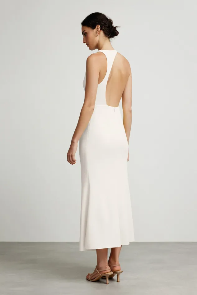 Women POET HIGH NECK DRESS Bridesmaids Significant Other