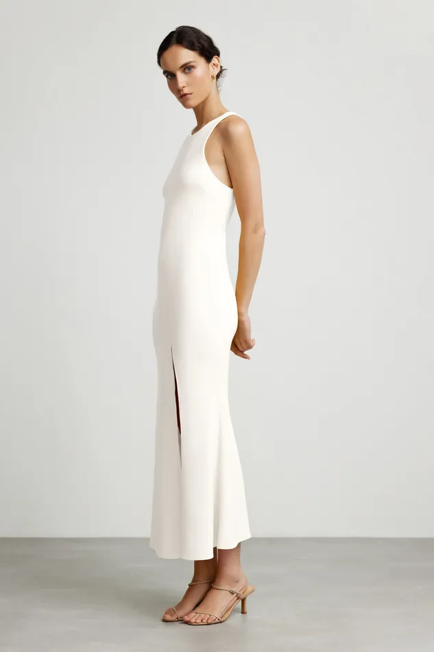 Women POET HIGH NECK DRESS Bridesmaids Significant Other