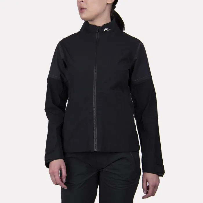 Women Pro 3L Jacket Black KJUS Rainwear