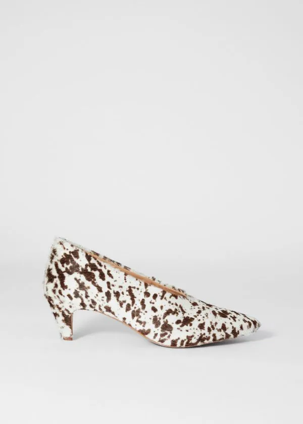 Women Pumps and Other Stories Leather Pumps Cowprint