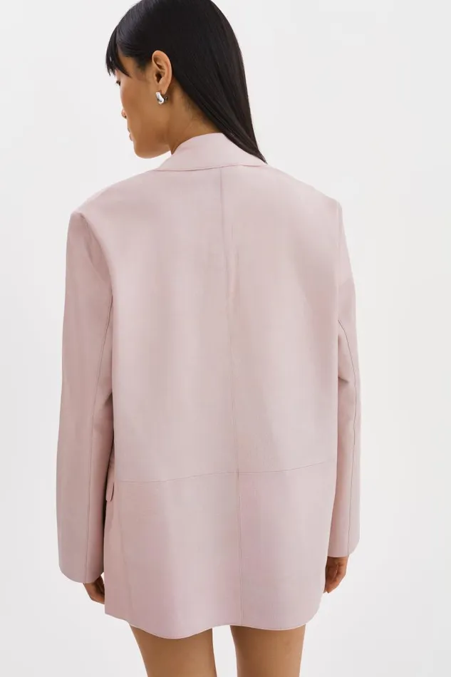 Women QUIRINA Leather Blazer Rose LAMARQUE Leather Jackets Women QUIRINA Leather Blazer Rose LAMARQUE Leather Jackets