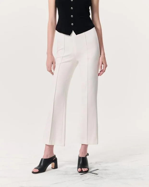 Women rag and bone Irina Ponte Slim Fit Kick Flare Pants BlackNavy MultiWhite Shirts and Tops