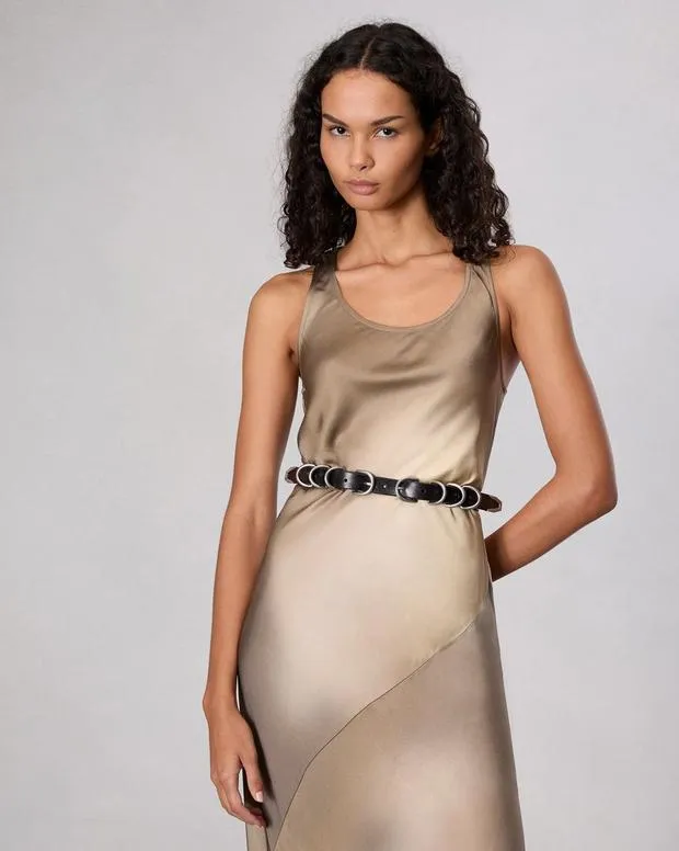 Women rag and bone Spire Double Buckle Belt Black Belts