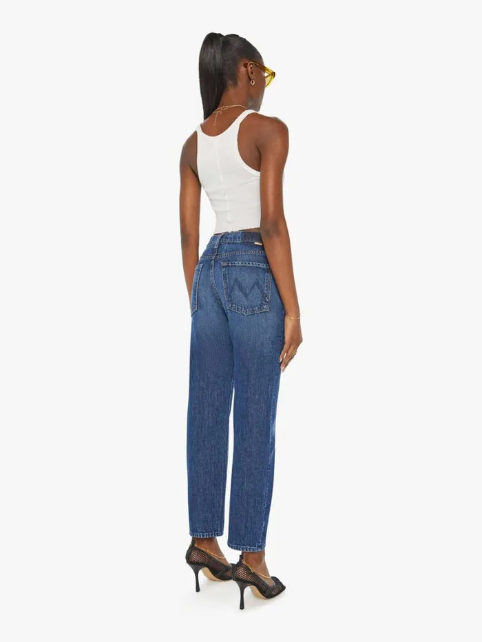 Women Relaxed Mother Denim The Ditcher Zip Flood Wash Did You Bring Me Anything