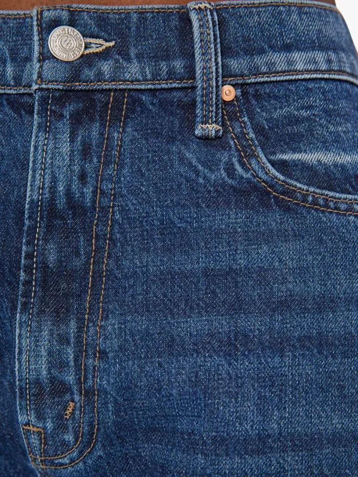 Women Relaxed Mother Denim The Ditcher Zip Flood Wash Did You Bring Me Anything
