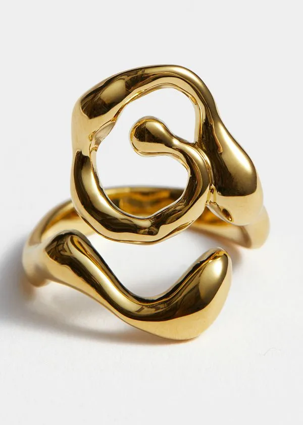 Women Rings and Other Stories Molten Ring Gold