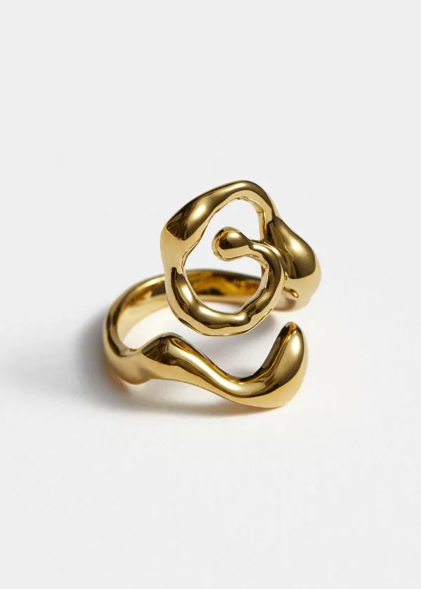 Women Rings and Other Stories Molten Ring Gold