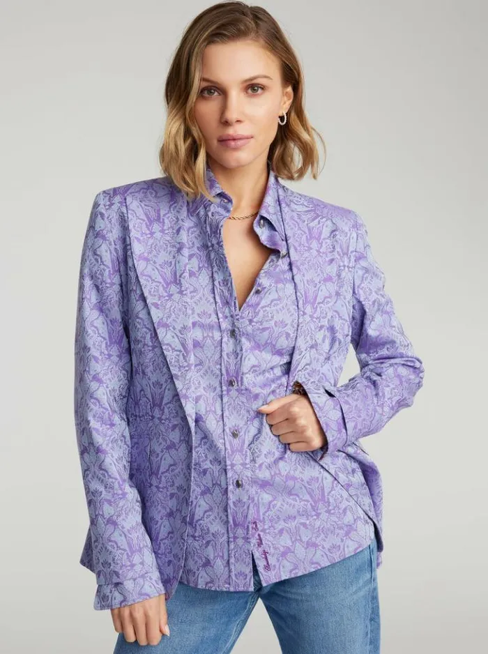 Women Robert Graham Jackets Penelope Jacket Lilac