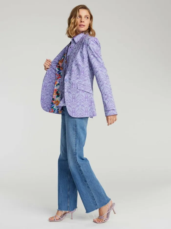 Women Robert Graham Jackets Penelope Jacket Lilac