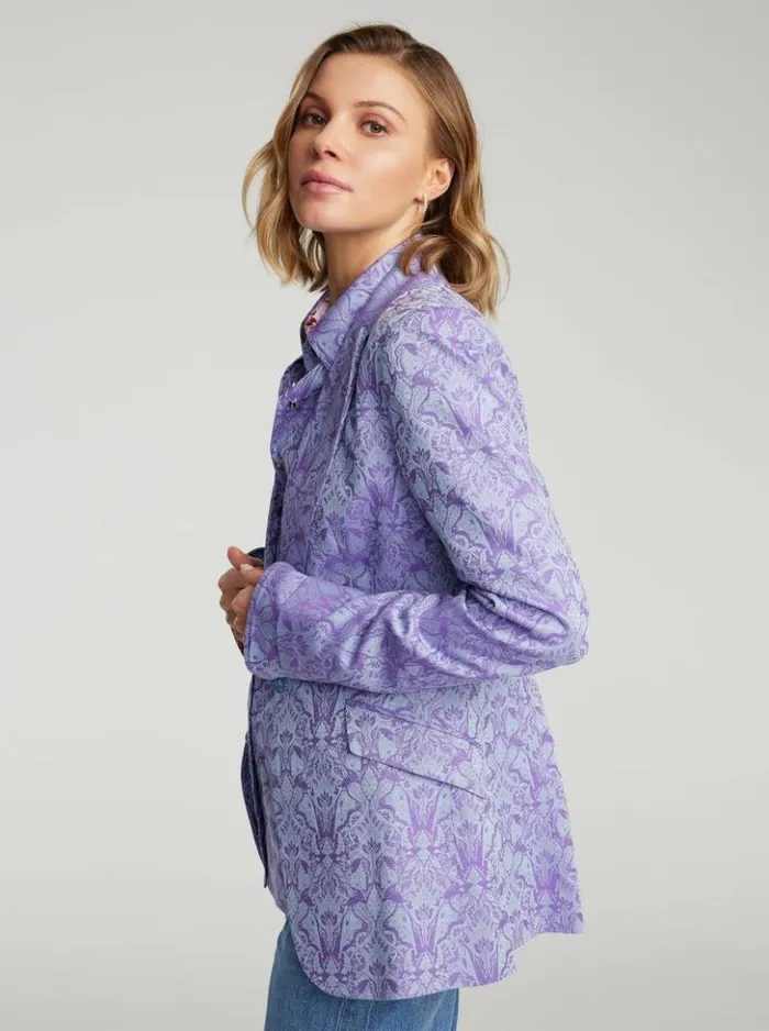 Women Robert Graham Jackets Penelope Jacket Lilac