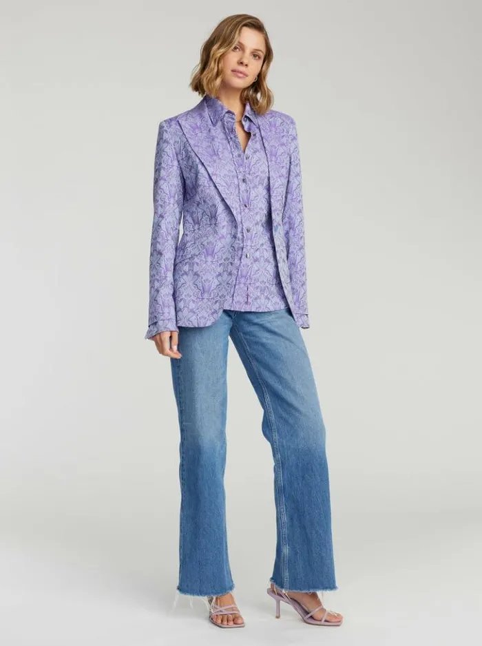 Women Robert Graham Jackets Penelope Jacket Lilac