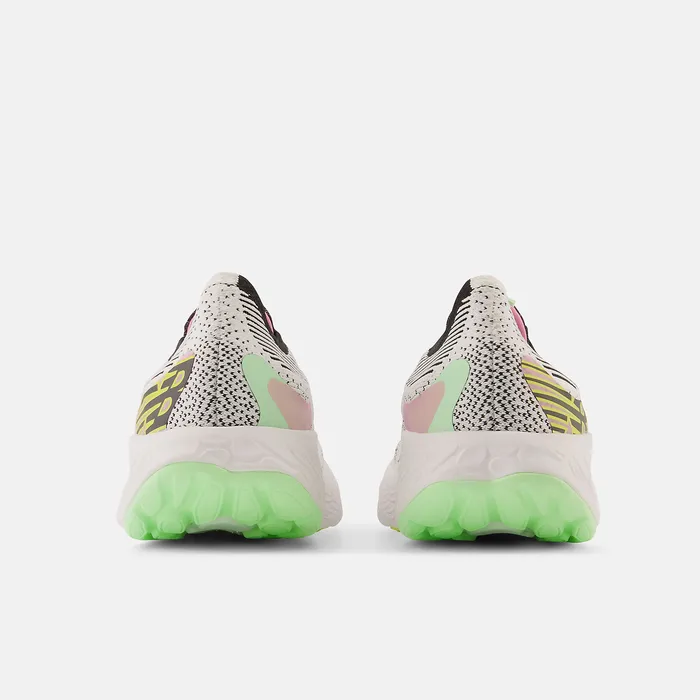 Women Running New Balance Fresh Foam X 1080 Unlaced White with Black and Vibrant Green Women Running New Balance Fresh Foam X 1080 Unlaced White with Black and Vibrant Green