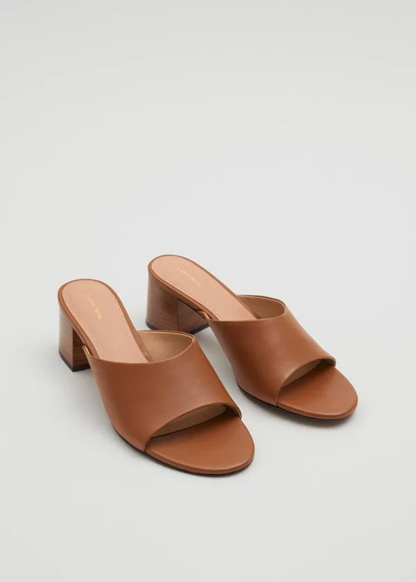 Women Sandals and Other Stories Classic Leather Mules Taupe