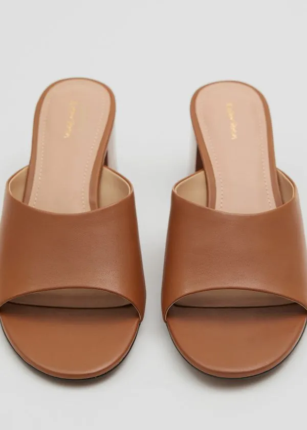Women Sandals and Other Stories Classic Leather Mules Taupe