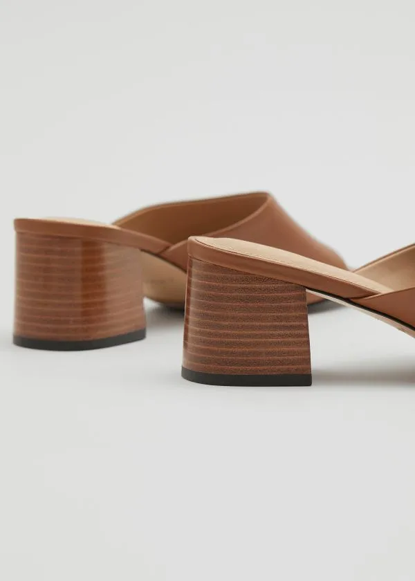 Women Sandals and Other Stories Classic Leather Mules Taupe