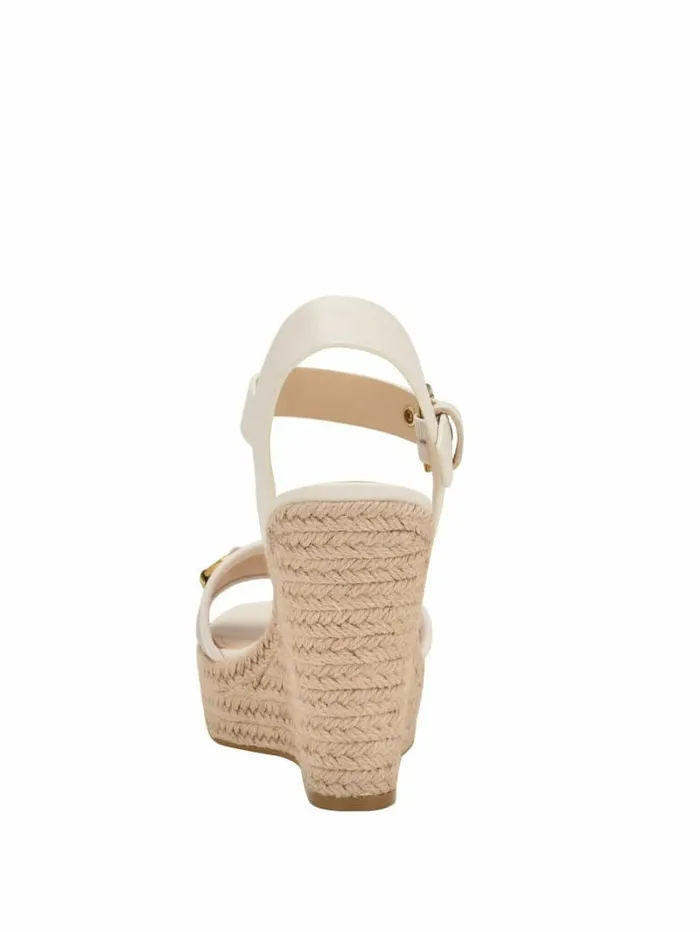 Women Sandals GUESS Hisley Wedge Sandals Ivory 150