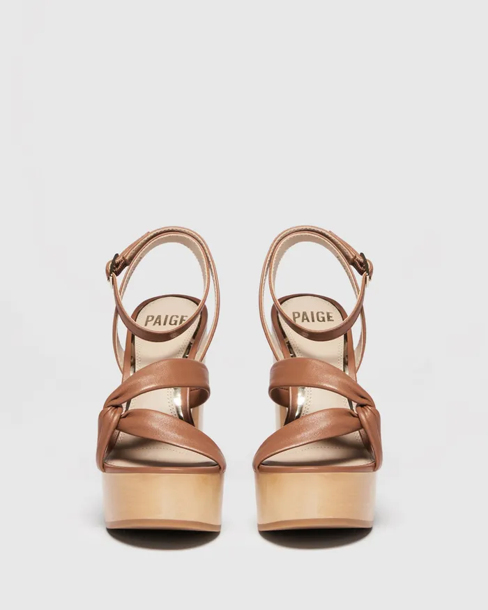 Women Sandals PAIGE Cayden Platform Sandal 8211 Sienna