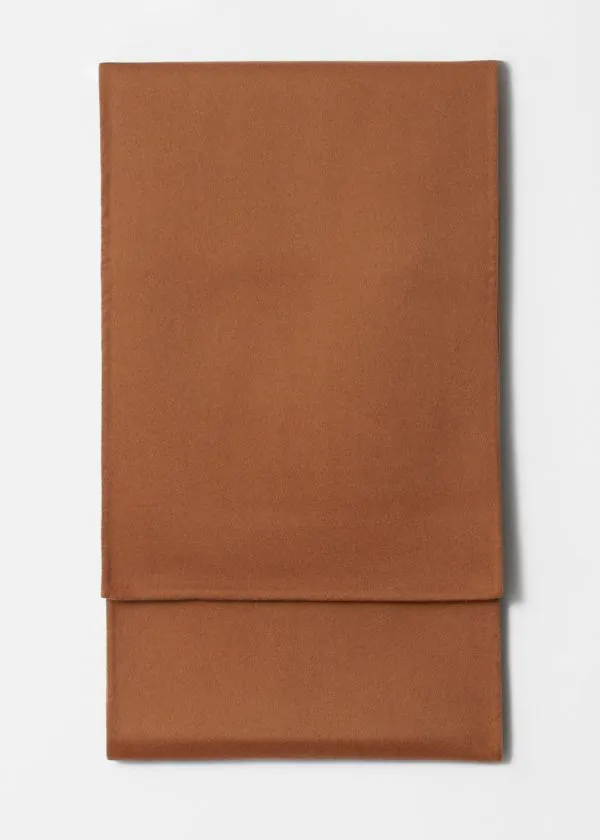 Women Scarves and Other Stories WoolBlend Felt Scarf Brown