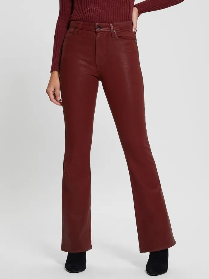 Women Sexy Flare Jeans Tahiti Red Multi Jeans and Denim GUESS Women Sexy Flare Jeans Tahiti Red Multi Jeans and Denim GUESS