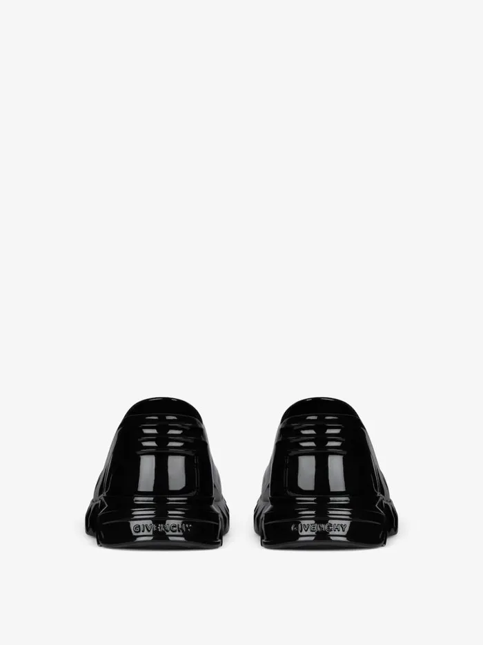 Women Shark Lock Givenchy Marshmallow Wedge Sandals In Rubber Black Women Shark Lock Givenchy Marshmallow Wedge Sandals In Rubber Black