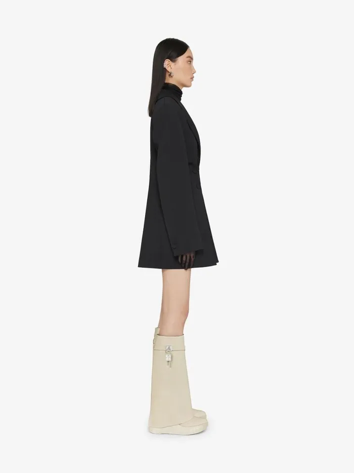 Women Shark Lock Givenchy Shark Lock Biker Boots In Grained Leather Beige Women Shark Lock Givenchy Shark Lock Biker Boots In Grained Leather Beige