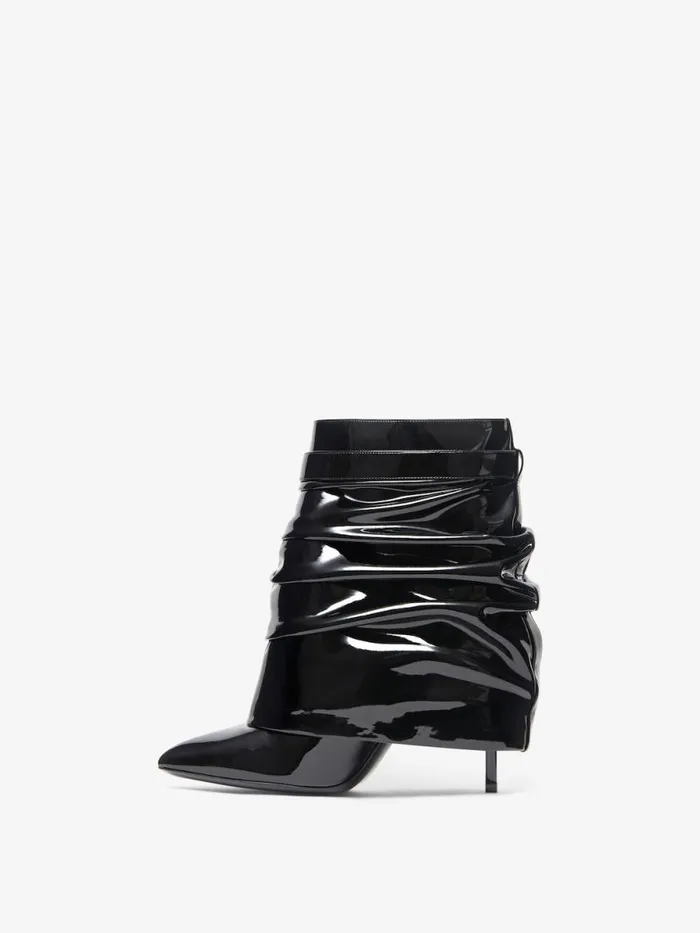 Women Shark Lock Givenchy Shark Lock Stiletto Ankle Boots In Latex Black Women Shark Lock Givenchy Shark Lock Stiletto Ankle Boots In Latex Black