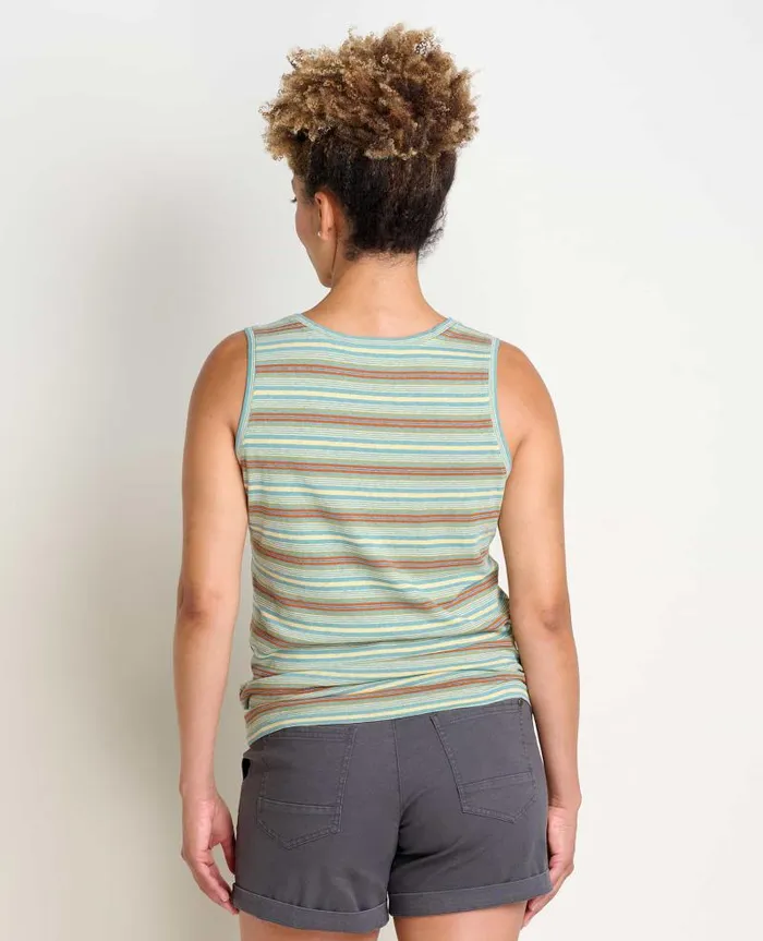 Women Shirts and Tops Toad and Co Grom Tank Mineral Multi Stripe