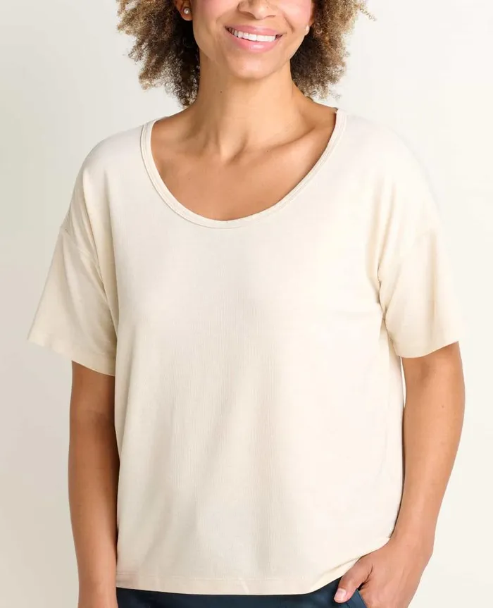 Women Shirts and Tops Toad and Co Piru Short Sleeve Easy Tee Salt