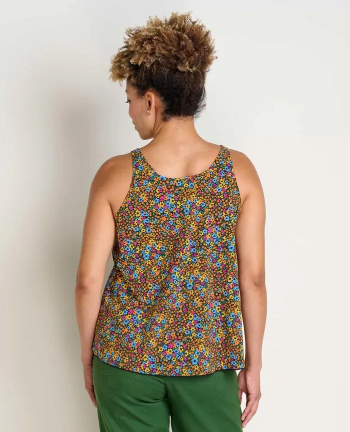 Women Shirts and Tops Toad and Co Sunkissed Tank Black Micro Floral Print