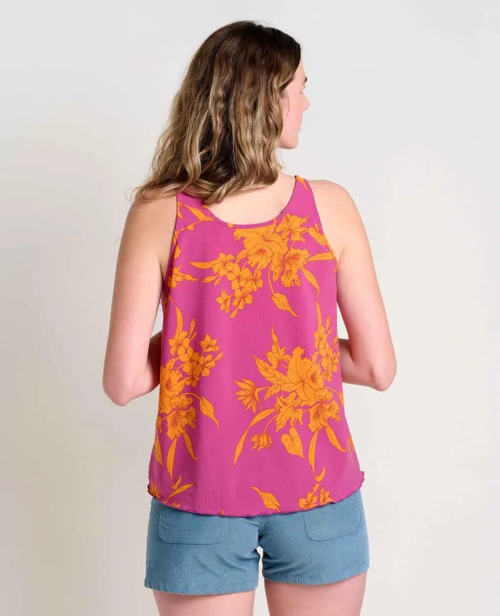 Women Shirts and Tops Toad and Co Sunkissed Tank Flame Leaf Texture Print