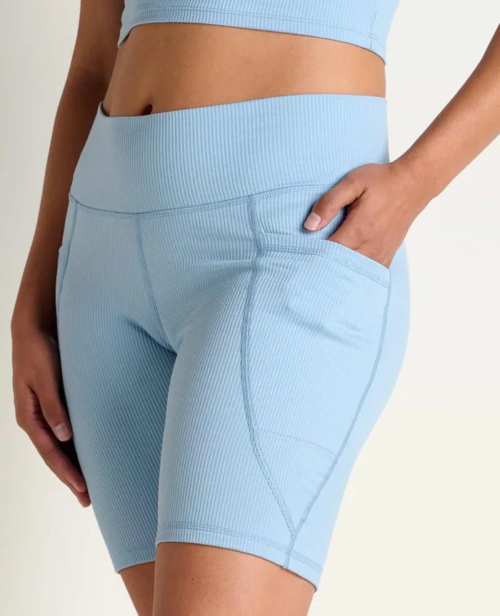 Women Shorts Toad and Co Suntrail Bike Short Weathered Blue