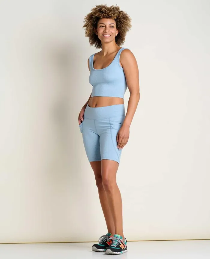 Women Shorts Toad and Co Suntrail Bike Short Weathered Blue