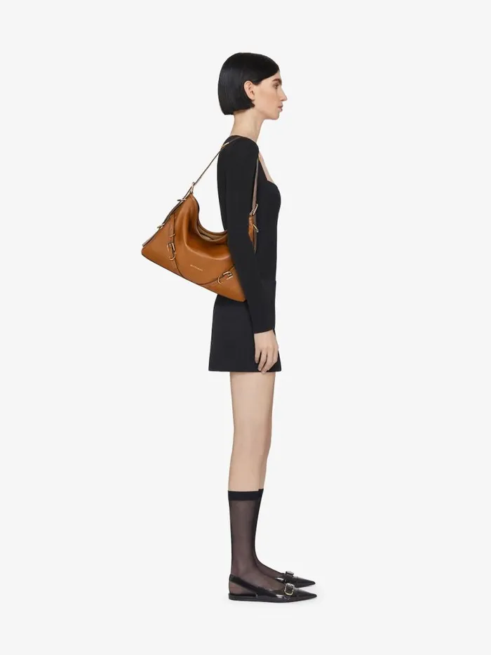 Women Shoulder Bags Givenchy Medium Voyou Bag In Leather Soft Tan Women Shoulder Bags Givenchy Medium Voyou Bag In Leather Soft Tan