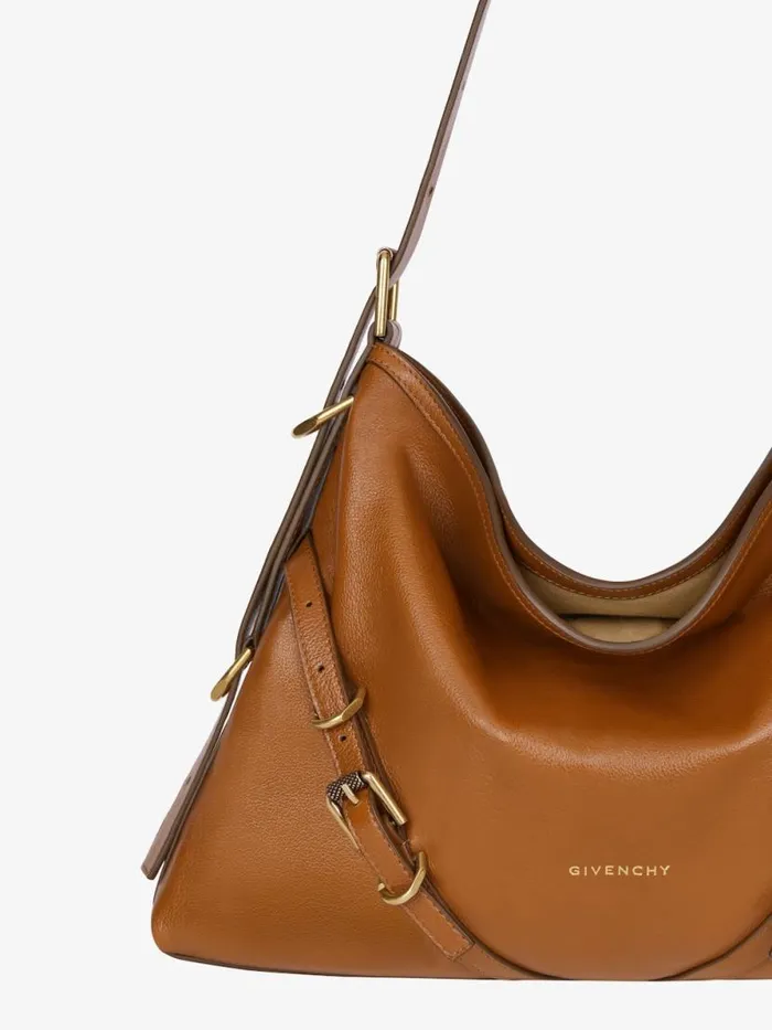 Women Shoulder Bags Givenchy Medium Voyou Bag In Leather Soft Tan Women Shoulder Bags Givenchy Medium Voyou Bag In Leather Soft Tan