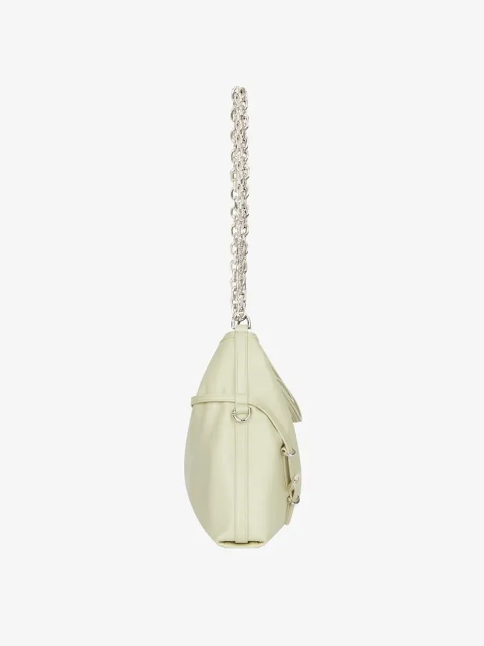 Women Shoulder Bags Givenchy Medium Voyou Chain Bag In Leather Almond Green