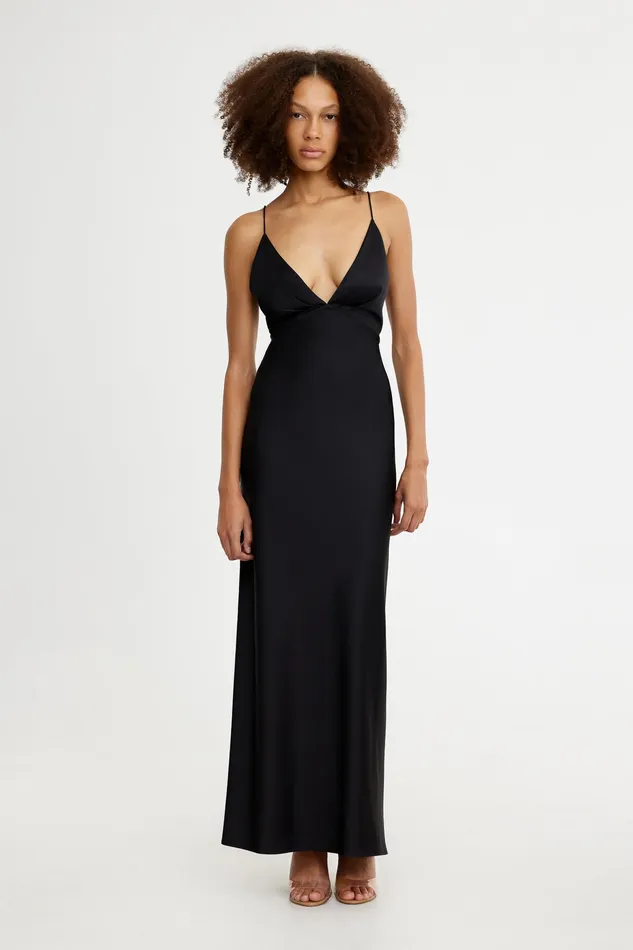 Women Significant Other ESME PLUNGE MIDI DRESS Dresses