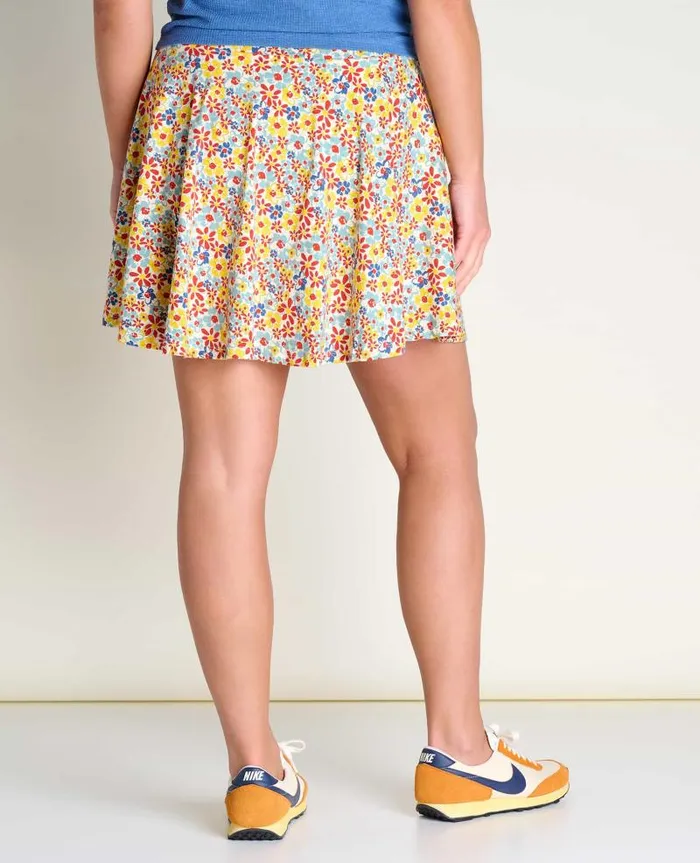 Women Skirts and Skorts Toad and Co Birdie Skort Barley Multi Floral Print