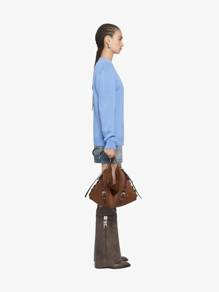 Women Skirts Givenchy Mini Skirt In Denim With Chain Details Medium Blue