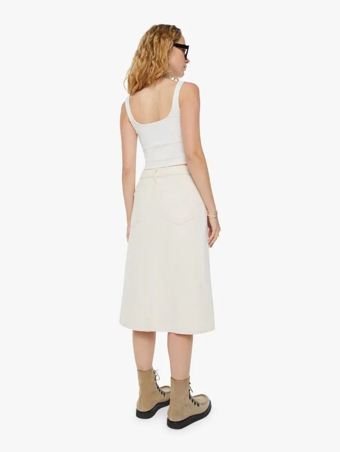 Women Skirts Mother Denim The Down Low Spinner Midi Act Natural Women Skirts Mother Denim The Down Low Spinner Midi Act Natural